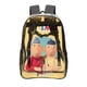 thumbnail image 1 of Pat y MatMochila transparente temática, resistente y duradera, bolsa see-through para trabajo, deporte, universidad y viaje, 31 × 43 cm, 1 of 6