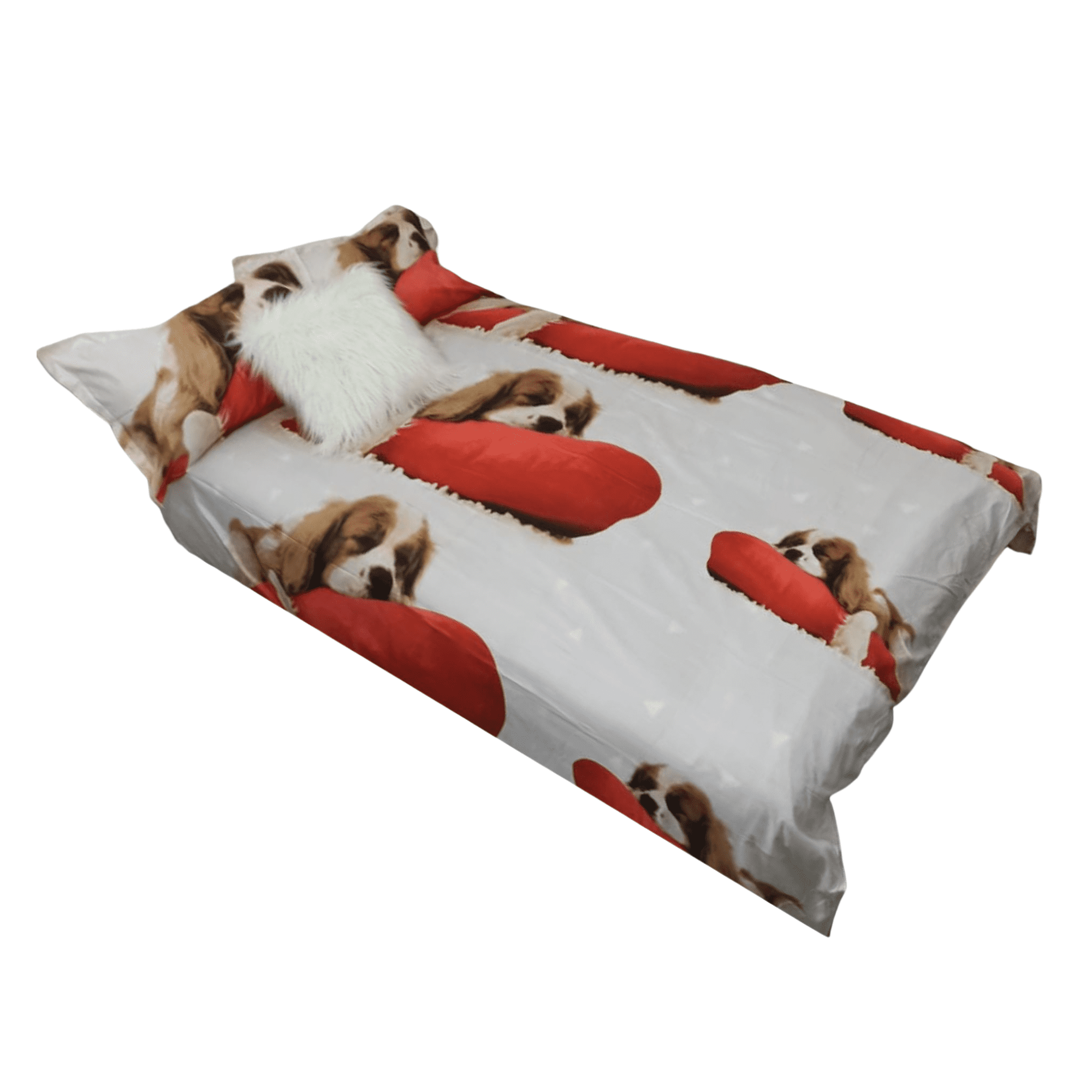 Velazio - Cubre Plumón Para Cama De 1.5 Plazas Doggy