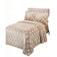 Genérico - Kit De Sabana Polar Plush King Color Beige