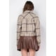 thumbnail image 2 of Chaqueta Casual Saronite Crop Beige/Marrón Mujer, 2 of 5