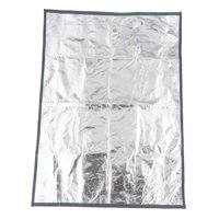 Ioensy - Alfombrilla Ignífuga Almohadilla Para Fogatas Césped Resistente A La Temperatura Patio De Leña L 60X100Cm