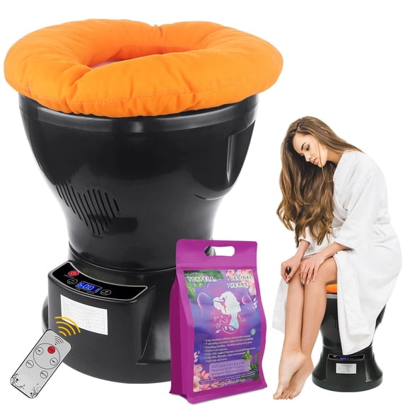 Olla de vapor Yoni TOKPELA con cojín de asiento y 20 hierbas Yoni