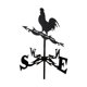 thumbnail image 2 of Retro Metal Veleta Veleta Veleta Indicador Dirección Viento Gallo, 2 of 5