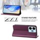 thumbnail image 3 of Funda Billetera con Soporte para Xiaomi Redmi 13 4G/5G Bloqueo RFID Plegable Violeta, 3 of 6