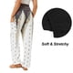 thumbnail image 5 of Pantalones de mujer, pantalones de yoga bohemios de cintura alta con bolsillos lavables a máquina, 5 of 5