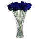 thumbnail image 2 of Rosas de Madera South Beach Crafts 33 cm, paquete de 32, azul oscuro, 2 of 5