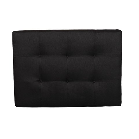 Muebles New - Respaldo De Plaza Negro Lino