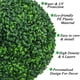 thumbnail image 2 of Bola topiaria artificial Sunnyglade para plantas, 33 cm, madera de boj sintética, 2 unidades, 2 of 7