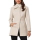 thumbnail image 1 of INSPIRE CHIC Abrigo de Invierno para Mujer con Cuello Abatible y Botonadura Simple con Bolsillos S Blanco Crema, 1 of 6