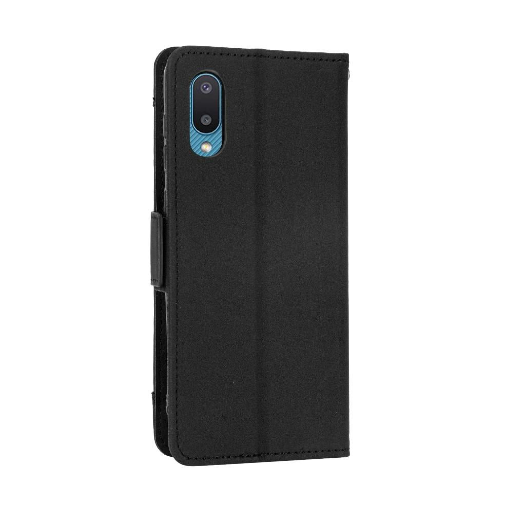 Funda Tipo Billetera Foxdock Para Samsung Galaxy A02 – Tapa Flip Con Tarjetero