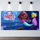 thumbnail image 2 of Ariel Junior Fondo Temático Pancarta Suministros de Decoración para Fiesta de Cumpleaños, Decoración de Fondo de Fiesta Personalizado,150x90cm, 2 of 6
