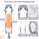 thumbnail image 2 of Almohadilla Térmica USB Sprinqdawin Gato Gris 55 cm (Peluche), 2 of 9
