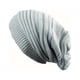 thumbnail image 1 of Striped Knitted Elastic Beanie Soft Loose Skull Cap Breathable Head Scarf Turban Chemo Hats For Women, 1 of 3