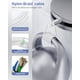 thumbnail image 4 of Cable de carga corto Aioneus para iPhone, 1 pie, 2 unidades, trenzado de nailon, 4 of 7