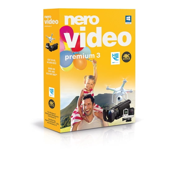 Editor de video Nero Premium 3 licencia vitalicia 1 PC Windows
