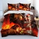 thumbnail image 1 of God of WarGamers Kratos Bedding Set Boys Girls Duvet Cover Pillowcase Bed boys Adult, 1 of 5