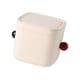 thumbnail image 4 of Bin de basura del bote de basura de la encimera con tapa con tapa fácil de limpiar la basura de desechos de desecho multifunción para la sala de estar, 4 of 5
