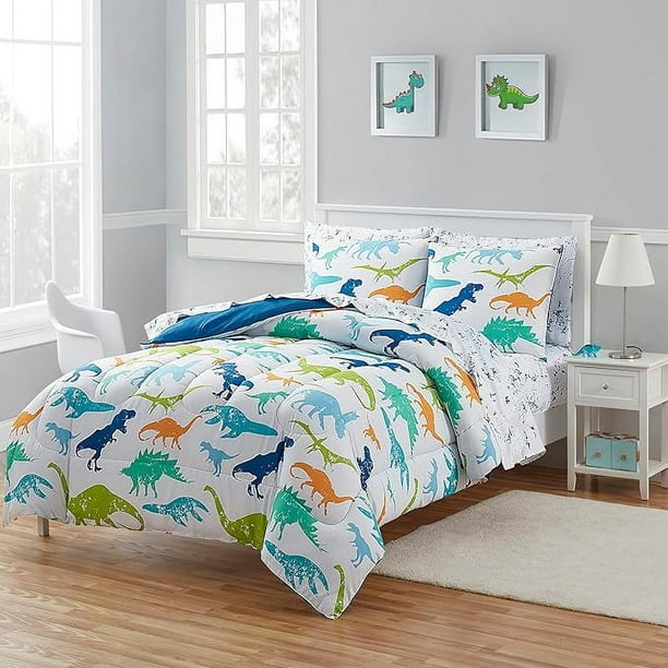 Juego de cama infantil Bed in a Bag for Boys and Girls Toddlers Juego de sábanas estampado y