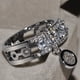 thumbnail image 1 of Anillo de Titanio Mujer brillante con Zirconios y colgante A la moda retro exclusivo, 1 of 3