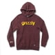 thumbnail image 1 of Poleron Hoodie Hombre Grizzly Griptape Lowercase Fadeaway Burdeo, 1 of 4