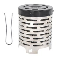 Magideal - Mini Calentador De Camping, Estufa De Camping Portátil De Acero Inoxidable, Cubierta De Calefacción De Tienda Para Exteriores, Mochileros, Senderismo,