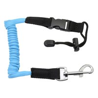 Ioensy - Kayak Paddle Leash Rafting Canoa Kayak Tabla De Surf Herramienta Cuerda De Amarre En Espiral Azul