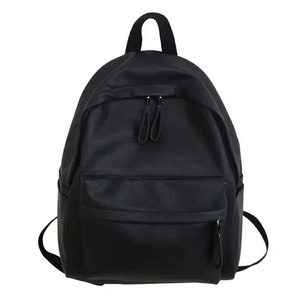 New Fashion Backpack Laptop Shoulder Bag PU Leather Travel Women Backpacks College Student Book School Bags For Teenage Girls