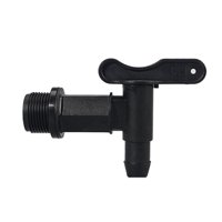 Magideal - Grifo De Agua A Tope Adaptador De Tanque De Agua Mejorado Extraíble Duradero Útil Grifo De Cubo Para Tarro Hogar Barril De Vino Equipo De Preparación Negro