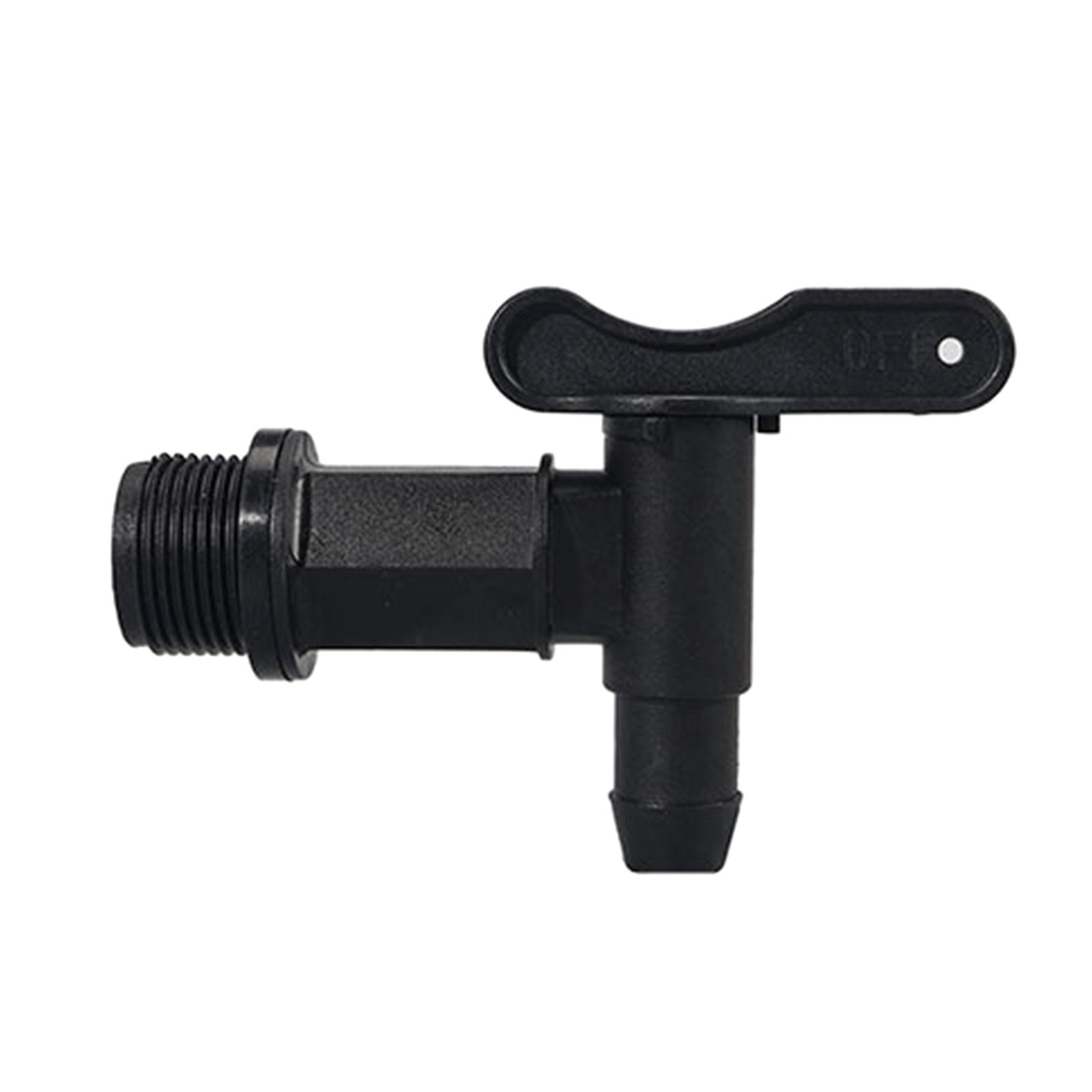 Magideal - Grifo De Agua A Tope Adaptador De Tanque De Agua Mejorado Extraíble Duradero Útil Grifo De Cubo Para Tarro Hogar Barril De Vino Equipo De Preparación Negro