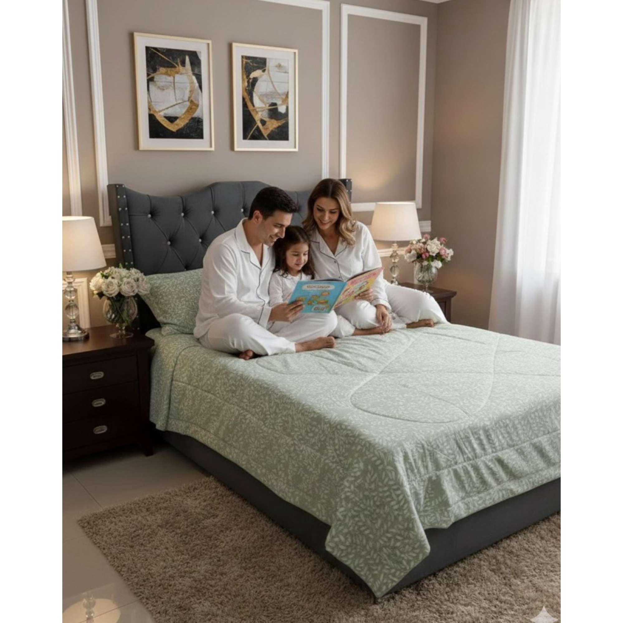 Imac Hogar - Set Cubrecama Nórdico Delgado Mas 2 Almohadas King