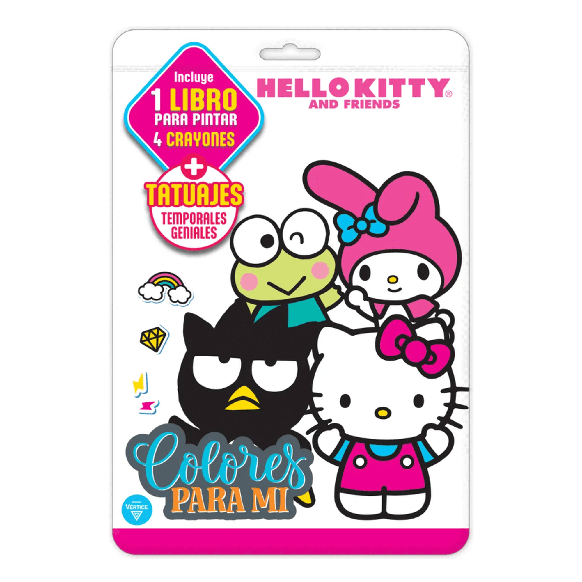 Vertice Bolsa Color Tatuajes Hkitty Friends