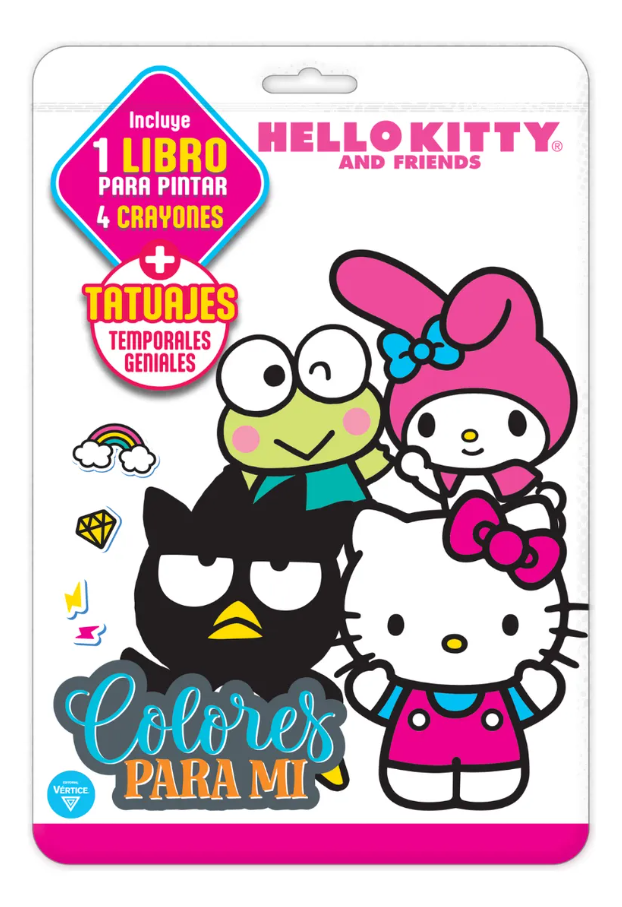 Vértice - Bolsa Colores Para Mi Tatuajes Hello Kitty Vertice