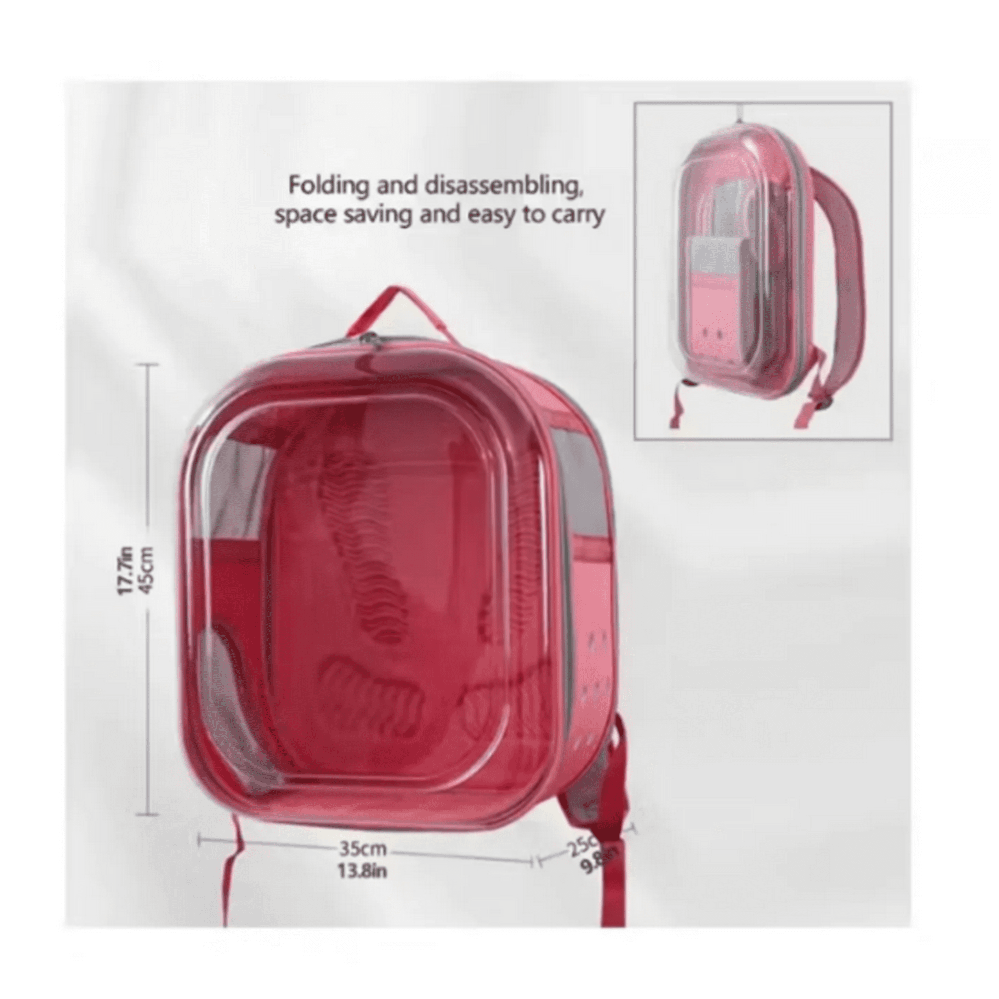 Genérico - Mochila Plegable Para Mascotas Gatos Perros Conejos