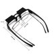 thumbnail image 3 of Gafas Lazy Sigvetan 2022 Laying Down Light Prism, color negro, 3 of 7