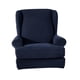 thumbnail image 1 of Wing Back Arm - Funda Para Silla De 2 Piezas Wingback Sofa Slipcover Azul Oscuro, 1 of 5