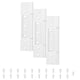 thumbnail image 1 of Bisagras Para Puerta Mosquitera Paquete De 3 Aluminio Blanco Mate, 1 of 5