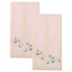 thumbnail image 1 of REGALWOVEN Toallas de Mano de Algodón Jacquard con Bordado Floral, 27" x 13" Juego de Toallas Decorativas Ultra Suaves y Absorbentes para Baño, Gimnasio, Spa, Hotel Naranja 2pk, 1 of 7