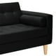thumbnail image 4 of Sofa Retro 2c Felpa 05 Negro, 4 of 6