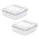thumbnail image 5 of 2 Contenedores De Alimentos Compactos Para Refrigerador Con Tapa Abatible, Protector De Nevera, Seguro Para Alimentos, 5 of 5