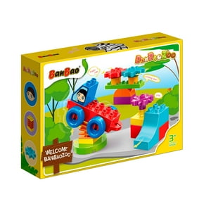 Set De Bloques De Construcción Zoo Playground Banbao