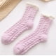 thumbnail image 1 of suxuMhao Calcetines Esponjosos de Coral, Calcetines Cálidos para el Piso Calcetines hasta la Pantorrilla, Calcetines Forrados de Felpa Calcetines de Algodón, Calcetines Suaves para Dormir Calcetines, 1 of 2