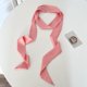 thumbnail image 1 of suxuMhao Bufanda de Cinta, Bufanda de Cinta Delgada, Cinta de Satén para el Cabello, Bufanda de Decoración para Bolso, Bufanda Larga de Satén Rosa, 5 Pzas 79x2in, Bufanda de Poliéster Suave y Lisa, 1 of 2