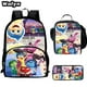 thumbnail image 1 of 3pcs Set Inside Mochila Out School Backpack with Lunch Bag Pencil Case ,Cartoon School Bags for Grade 1-4,Bookbags for Pupil, 1 of 3