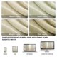thumbnail image 2 of Cortinas Joydeco Mezcla de Lino Juego de 2 Paneles 180x130 cm Natural, 2 of 9
