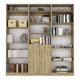 thumbnail image 1 of Combo Home 3 Estante + 3 Complemento Macadamia, 1 of 11