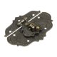 thumbnail image 1 of Uxcell Pestillo de Cierre, 76 x 56mm Decorativo Retro con Brazo Oscilante, Bronce, 1 of 6