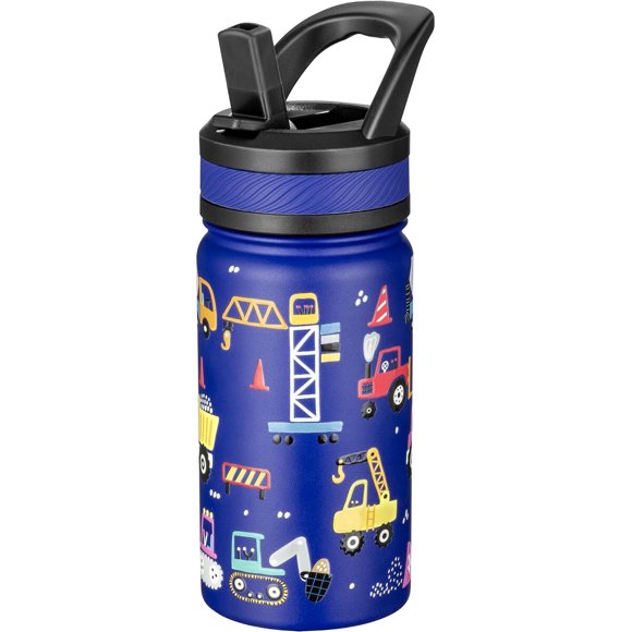 Botella de agua infantil Fanhaw de 14 oz (414 ml)