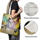 thumbnail image 3 of Mobile Suit Gundam SEED Freedom Bolso de tela con estampado de lienzo para mujer, bolsa de compras reutilizable y estética, con cremallera interior, regalo para mujer,40*40cm., 3 of 6