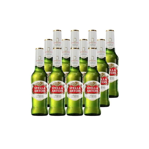 12X Cerveza Stella Artois Botellín 5,2° 330Cc