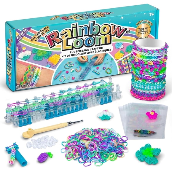 Kit para Pulseras Rainbow Loom Original 628 Piezas